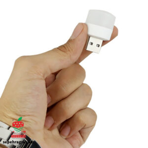 لامپ USB LED کوچک ۱ وات نور سفید - تصویر2